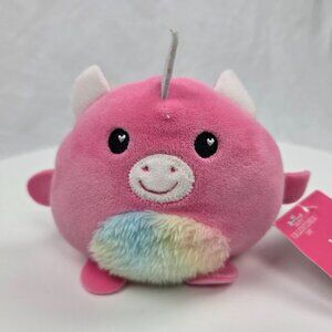 Homerbest brand mini unicorn plush toy, part of a Valentine's Day assortment 4"